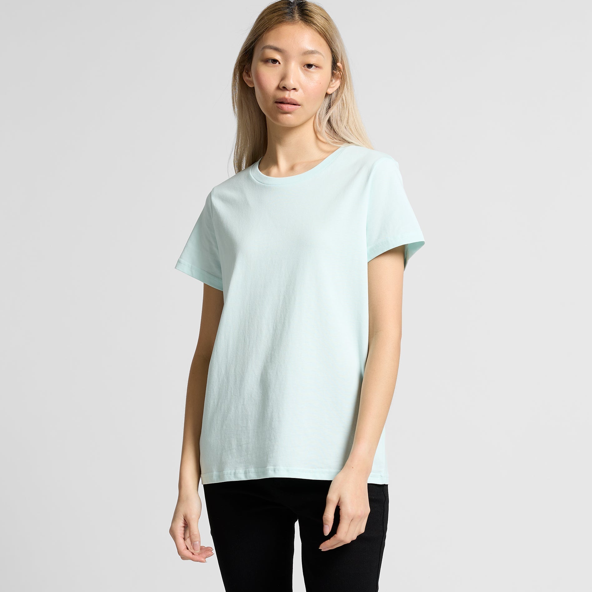 Women's Maple Tee Shirt Set A | Arena Custom Blanks - Arena Prints - Modeled Shot - Cover