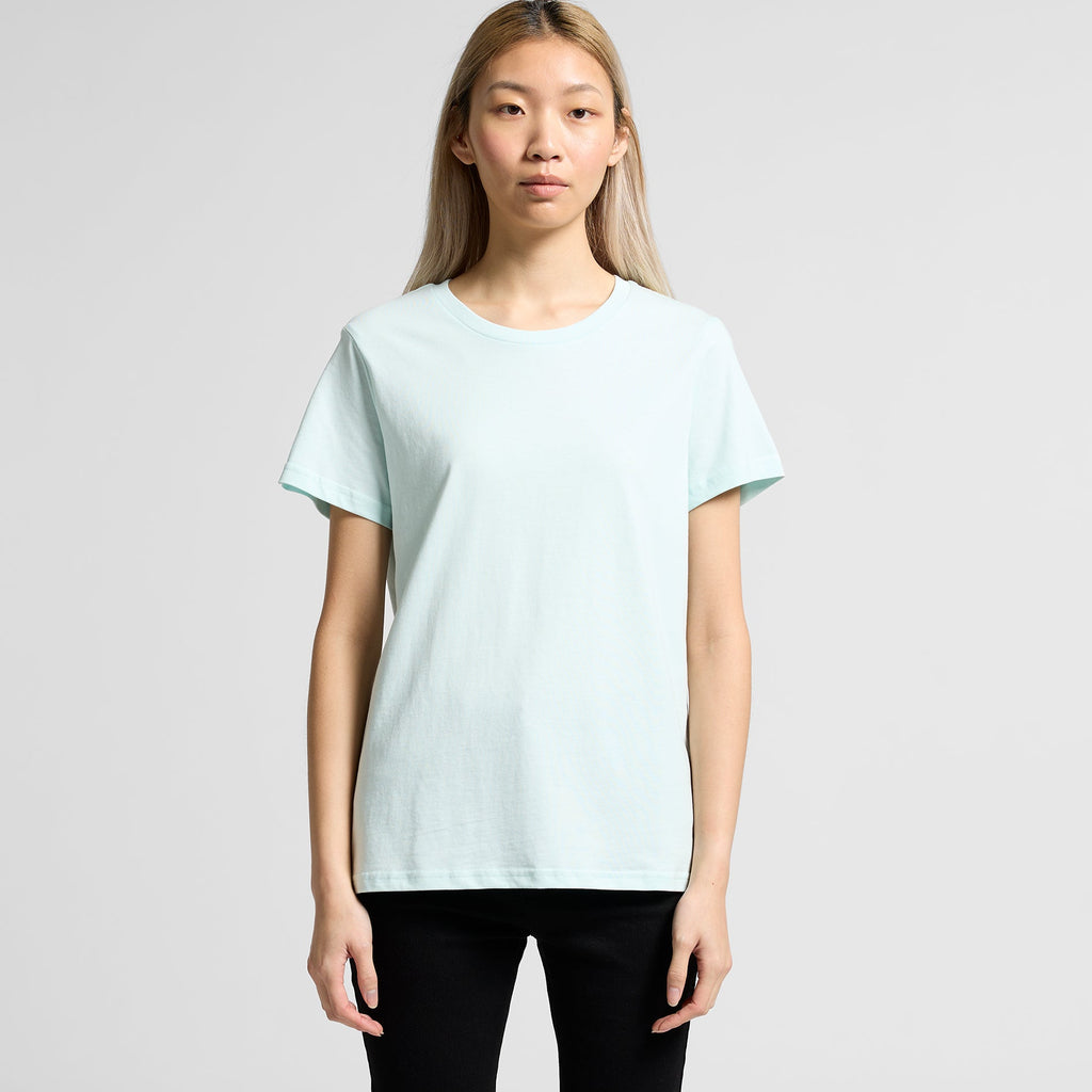 Women's Maple Tee Shirt Set A | Arena Custom Blanks - Arena Prints - Modeled Shot - Front