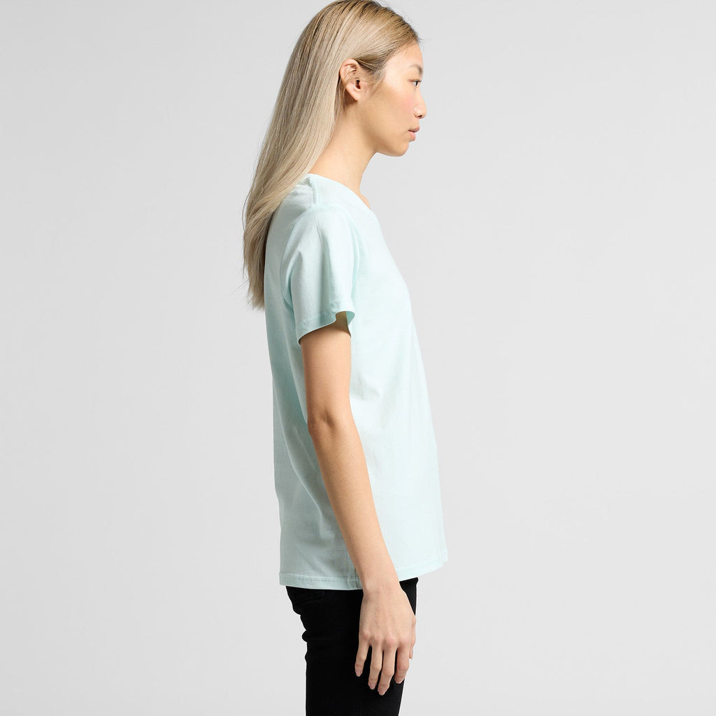 Women's Maple Tee Shirt Set C | Arena Custom Blanks - Arena Prints - Modeled Shot - Side