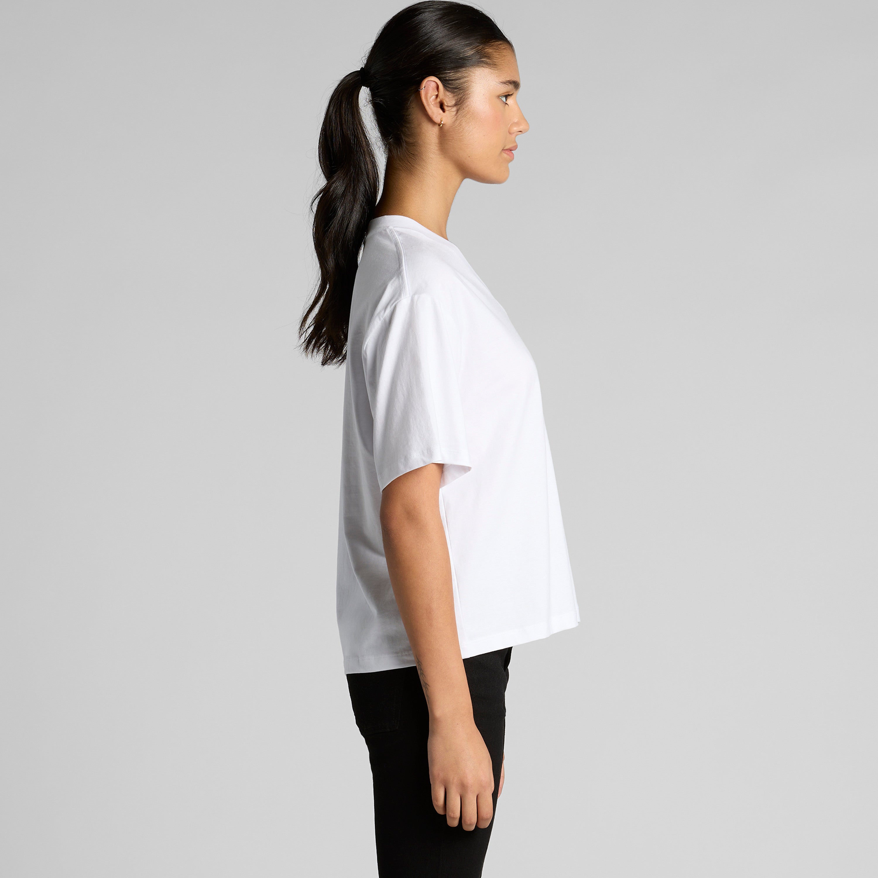 Women's Martina V Neck Tee | Arena Custom Blanks - Arena Prints - Side