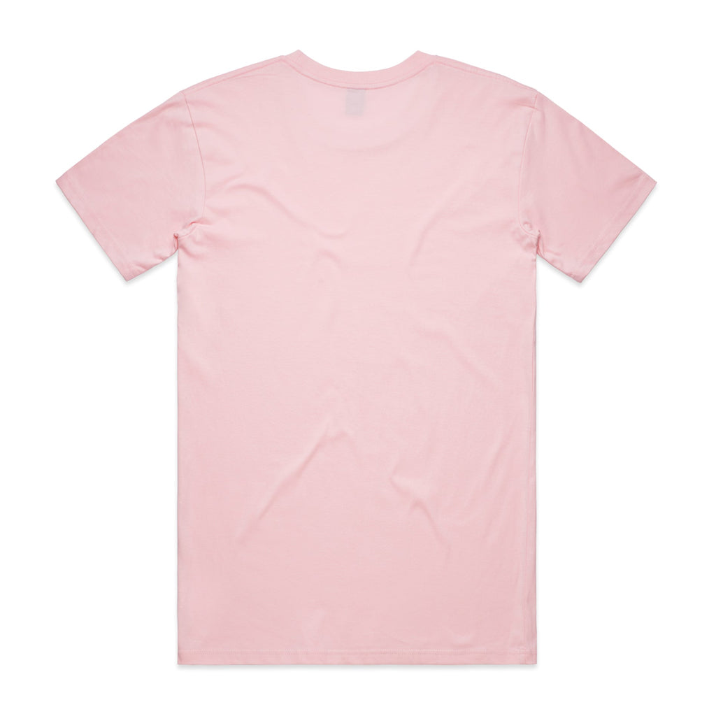 Men's Staple Tee | Arena Custom Blanks - Arena Prints - Back - Pink