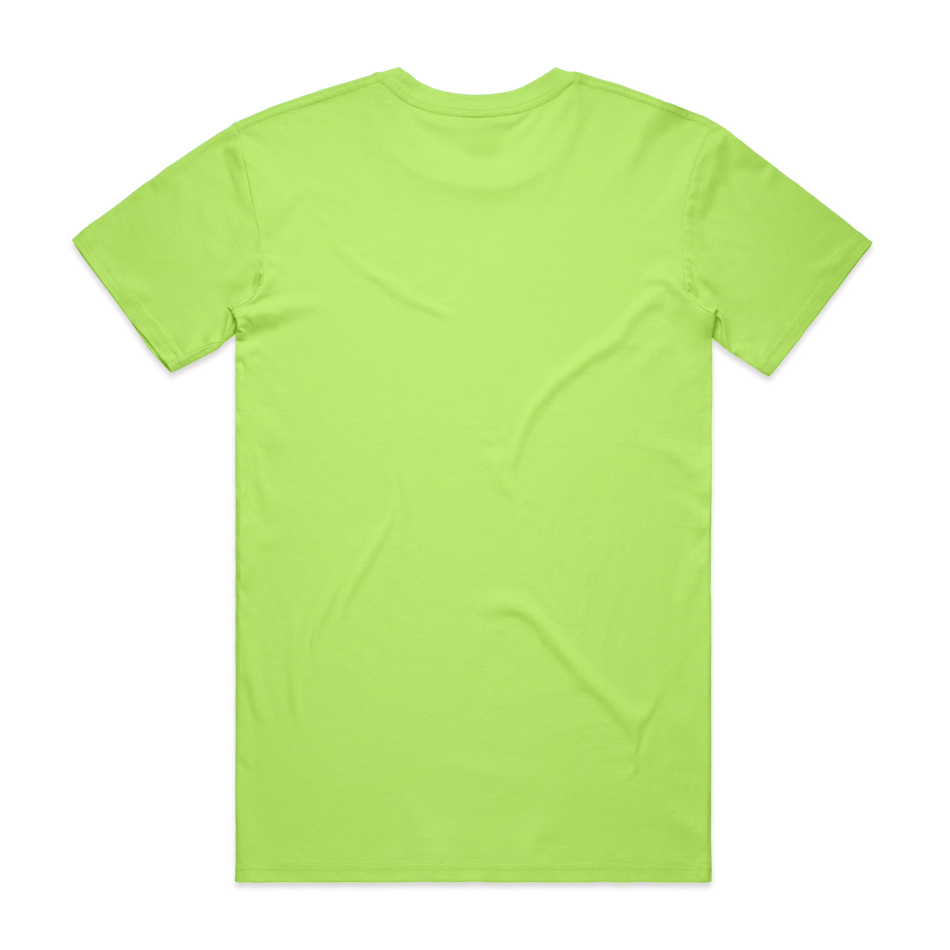 Men's Staple Tee | Arena Custom Blanks - Arena Prints - Back - Citrus - Yellow