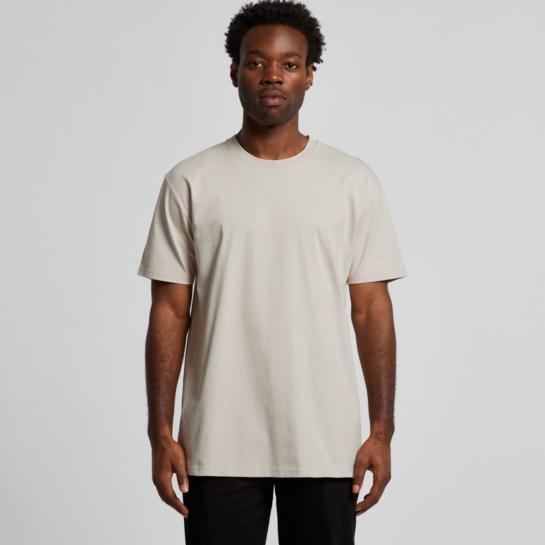 Men's Staple Tee | Arena Custom Blanks - Arena Prints - Modeled Shot - Front